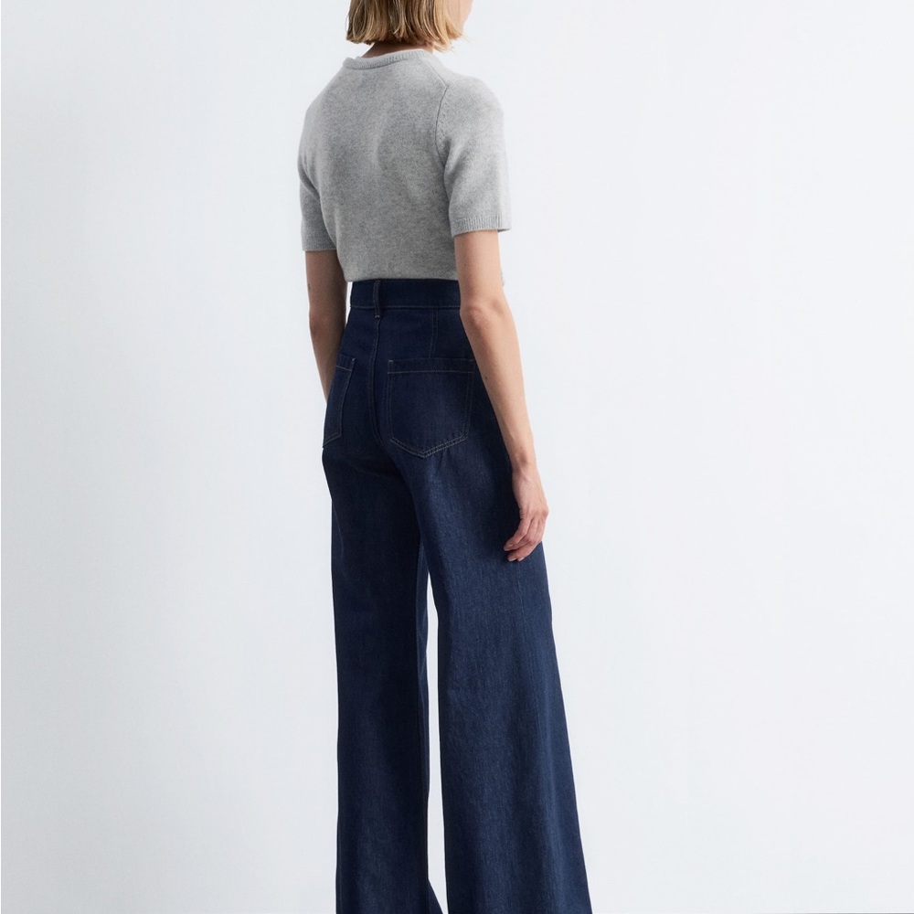 & Other Stories Boot-Cut Wrap Seam Jeans size 44 - Picture 5 of 9